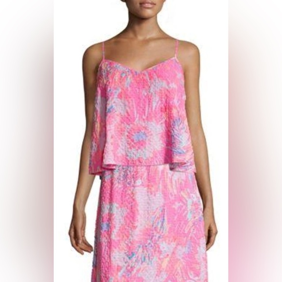 Lilly Pulitzer Tops - Lilly Pulitzer “Aletta Crop Top”  Small